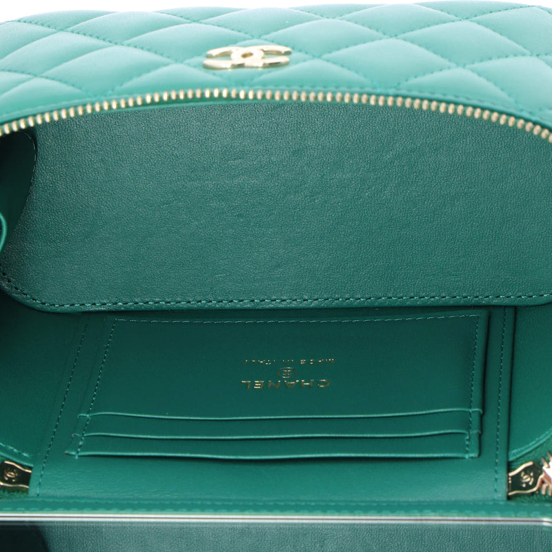 Classic Top Handle Vanity Case With