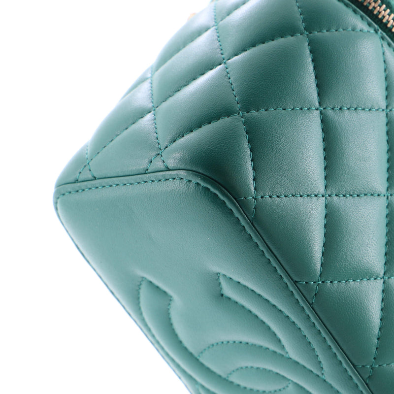 Classic Top Handle Vanity Case With