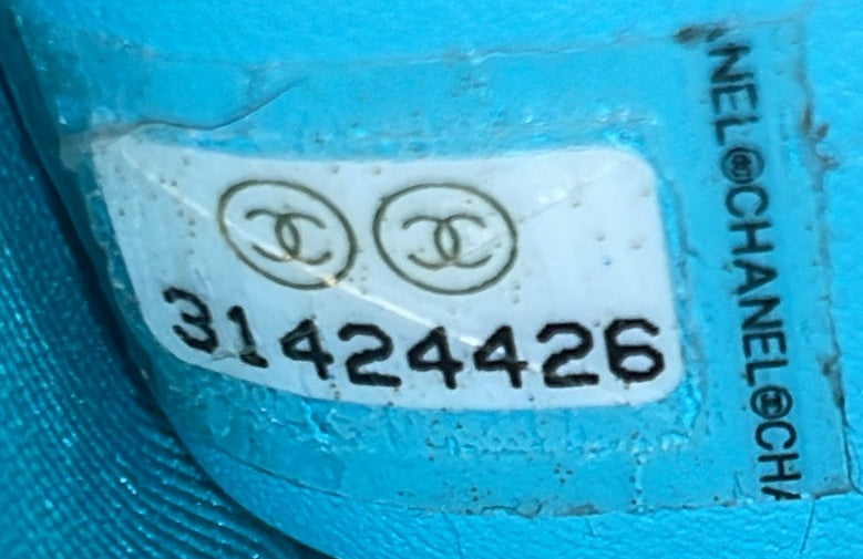 Flap Messenger Bag Quilted Denim Small