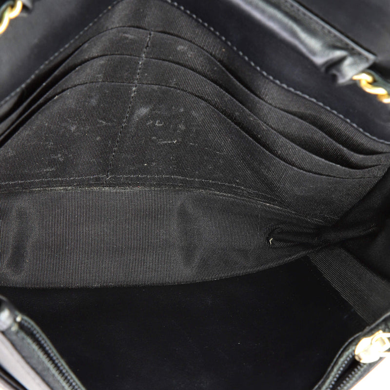 Chain Around Boy Wallet On Quilted