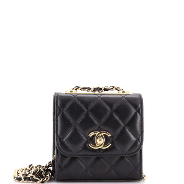 Trendy Cc Clutch With Chain Quilted