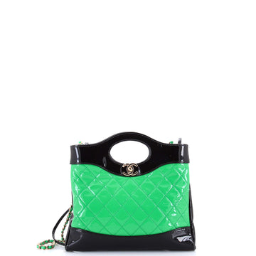 31 Shopping Bag Quilted Patent Mini