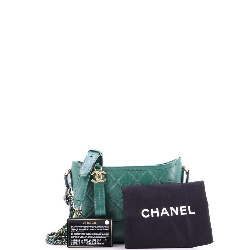 Gabrielle Hobo Quilted Aged Calfskin