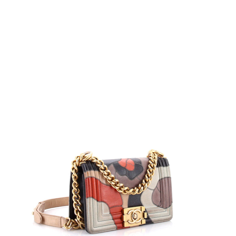 Boy Flap Bag Camellia Lambskin And Suede