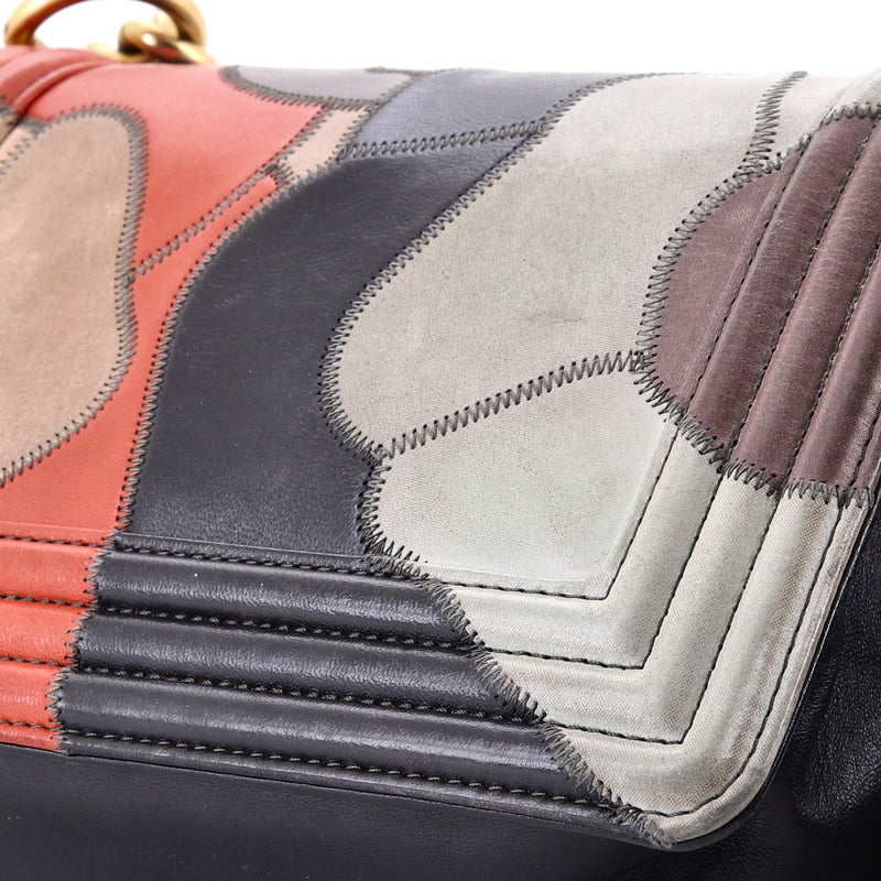 Boy Flap Bag Camellia Lambskin And Suede