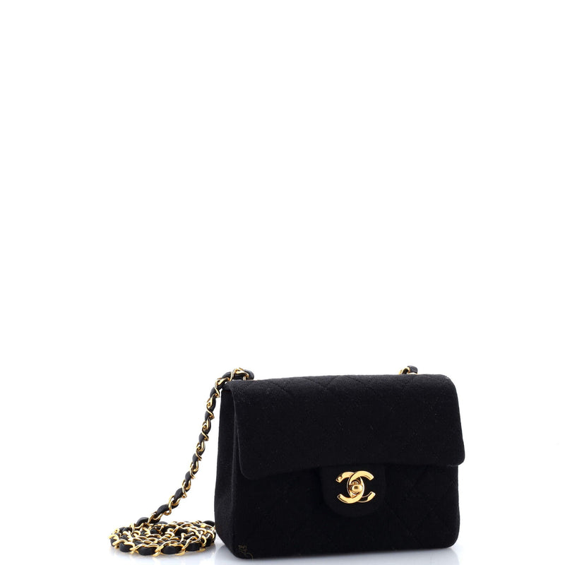 Vintage Square Classic Single Flap Bag