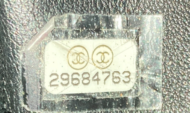 Coco Flap Bag Fringe Chevron Denim Small