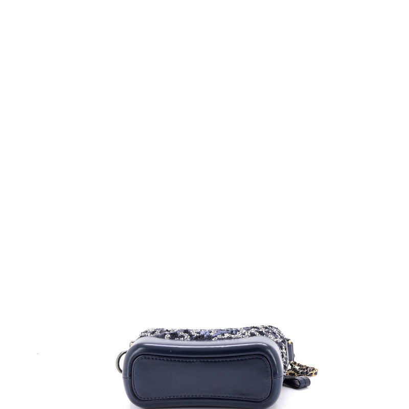 Gabrielle Hobo Logo Motif Sequins Small