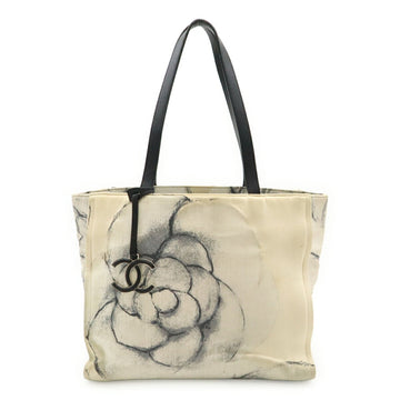 Camellia Cc Tote Printed Canvas Medium