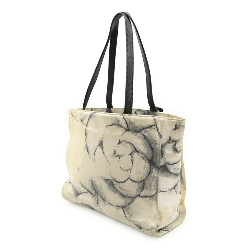 Camellia Cc Tote Printed Canvas Medium