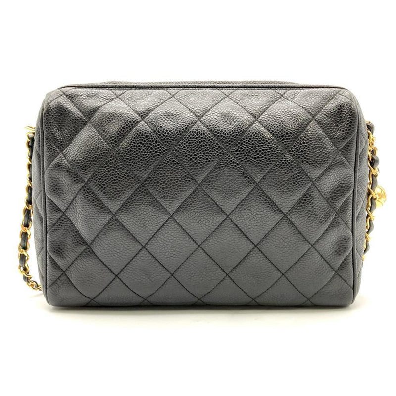 Vintage Diamond Cc Camera Shoulder Bag