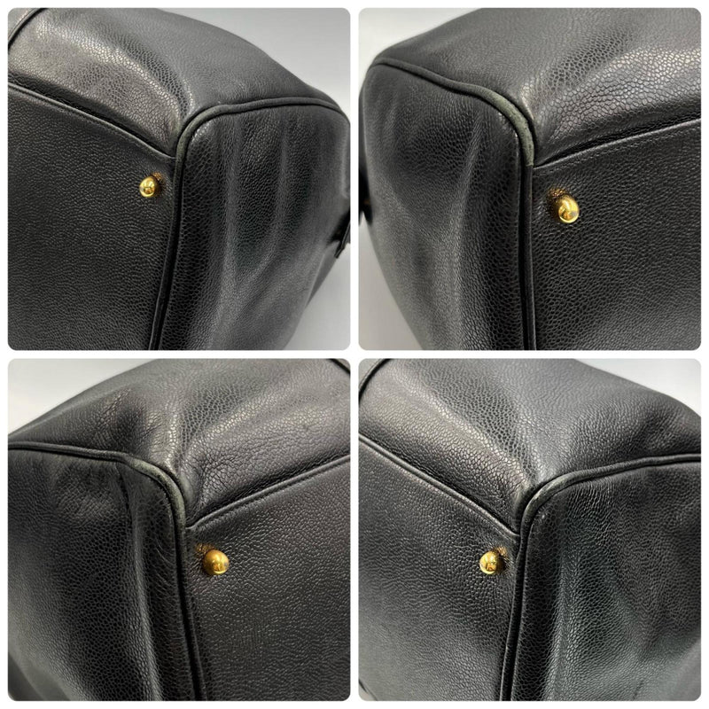 Vintage Timeless Boston Bag Caviar Large