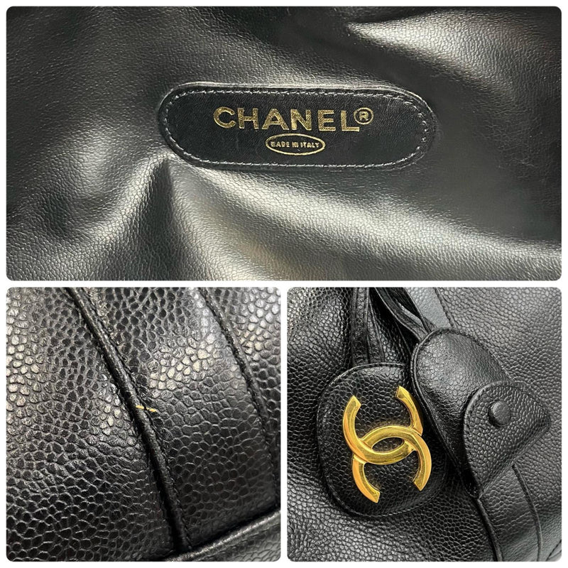 Vintage Timeless Boston Bag Caviar Large