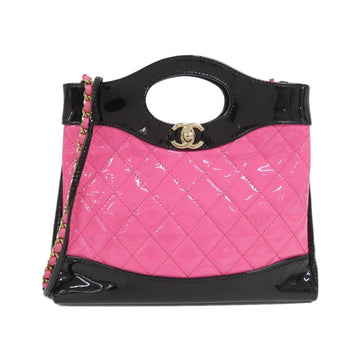 31 Shopping Bag Quilted Patent Mini