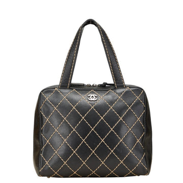 Surpique Boston Bag Quilted Leather