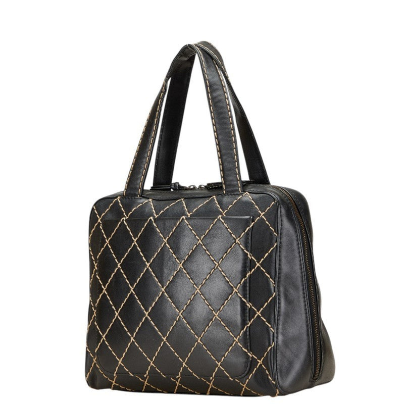 Surpique Boston Bag Quilted Leather