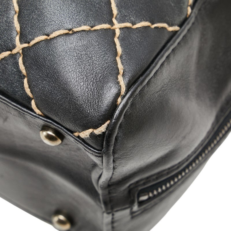 Surpique Boston Bag Quilted Leather