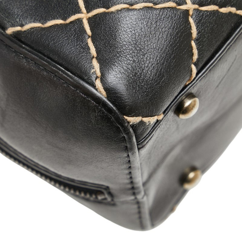 Surpique Boston Bag Quilted Leather