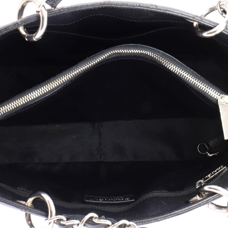 Grand Shopping Tote Quilted Caviar Xl