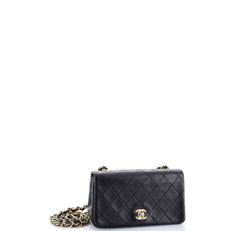 Vintage Full Flap Bag Quilted Lambskin