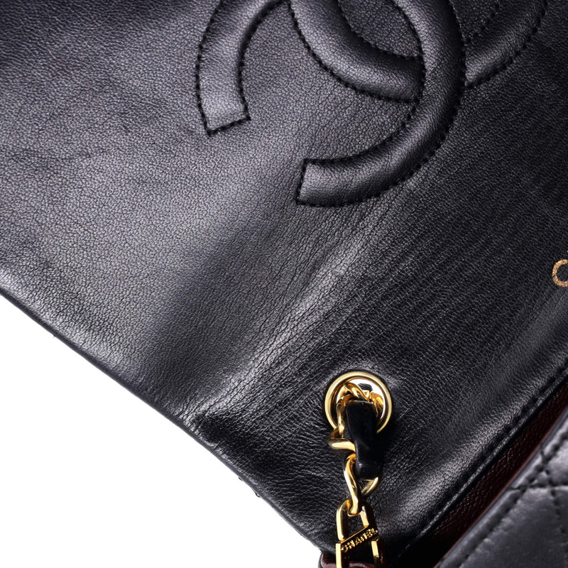 Vintage Full Flap Bag Quilted Lambskin