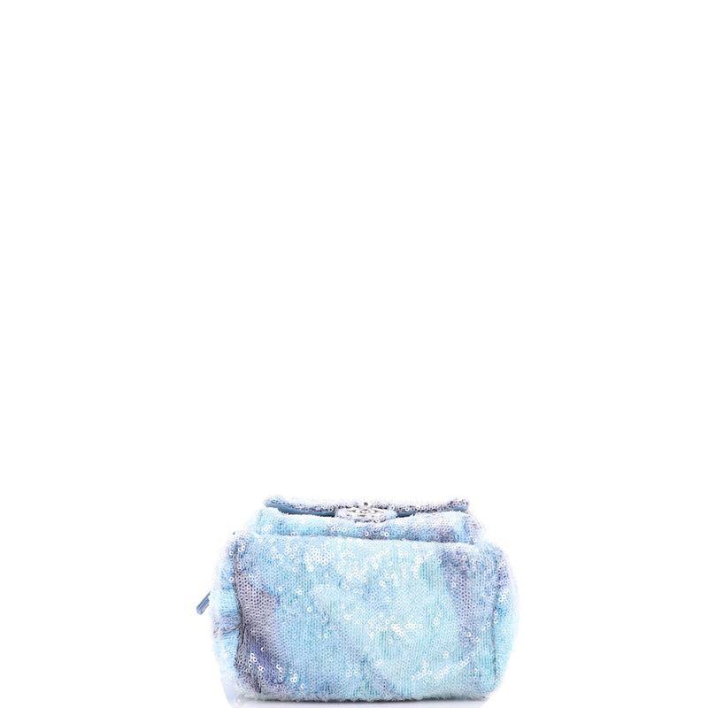 Waterfall Backpack Sequins With Leather