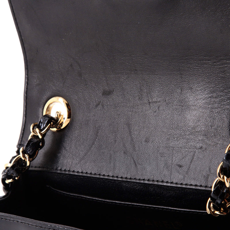 Camellia Flap Bag Patent Mini