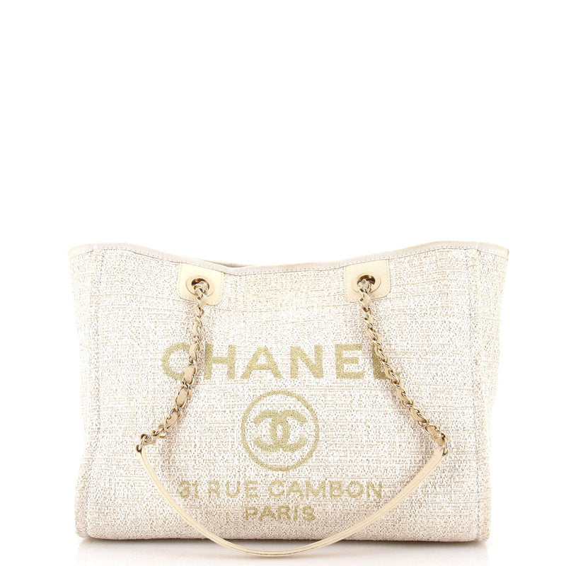 Deauville Tote Raffia With Glitter