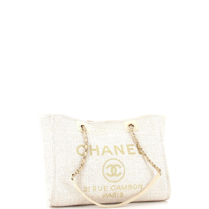 Deauville Tote Raffia With Glitter