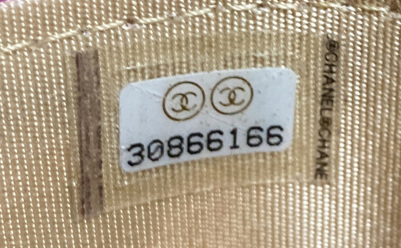 Pearl Crush Vanity Case With Chain