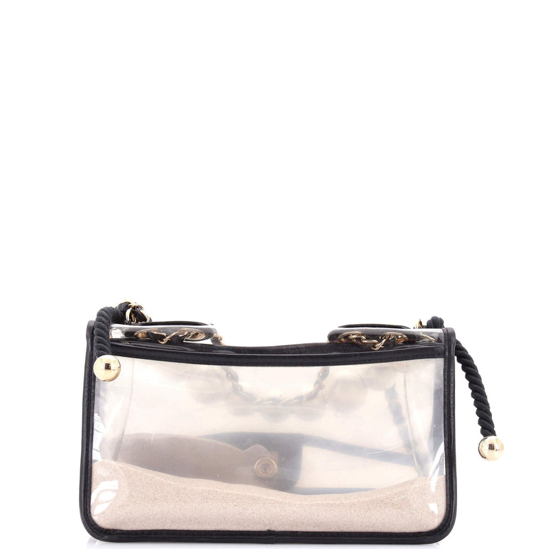 Sand By The Sea Pearl Flap Bag Pvc With