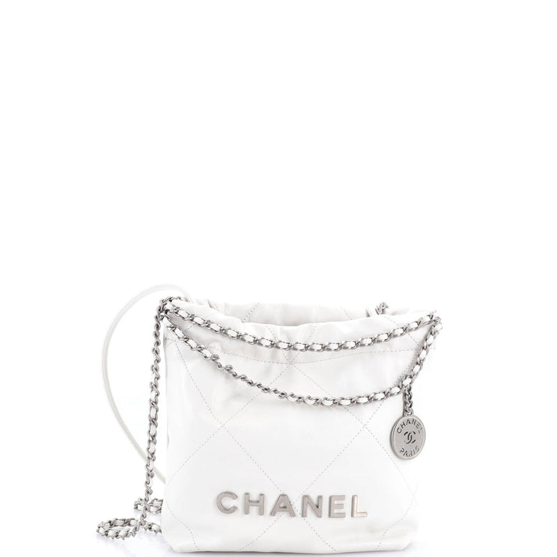 22 Chain Hobo Quilted Calfskin Mini