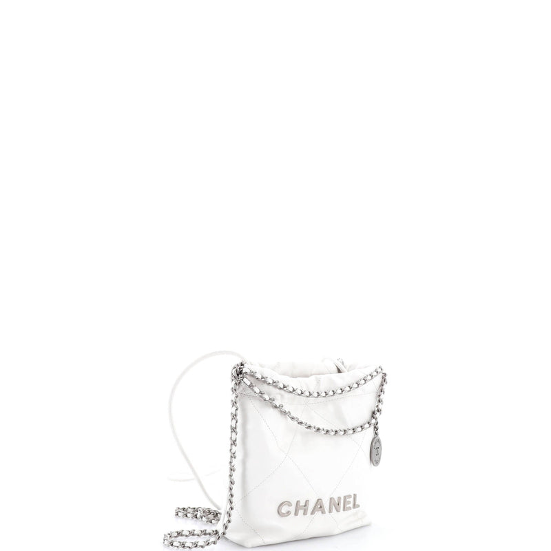 22 Chain Hobo Quilted Calfskin Mini