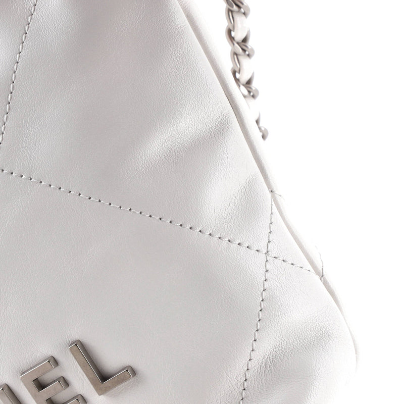 22 Chain Hobo Quilted Calfskin Mini