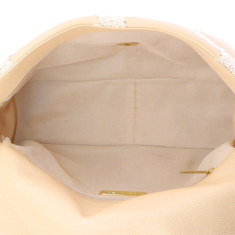 19 Flap Bag Crochet Quilted Calfskin