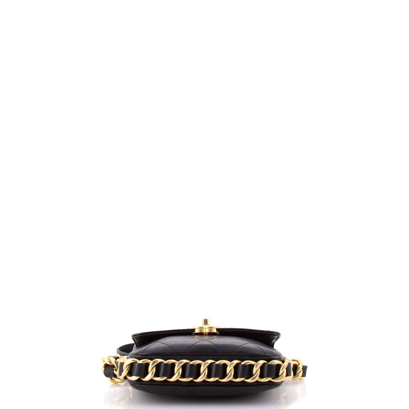 Framing Chain Flap Bag Quilted Calfskin