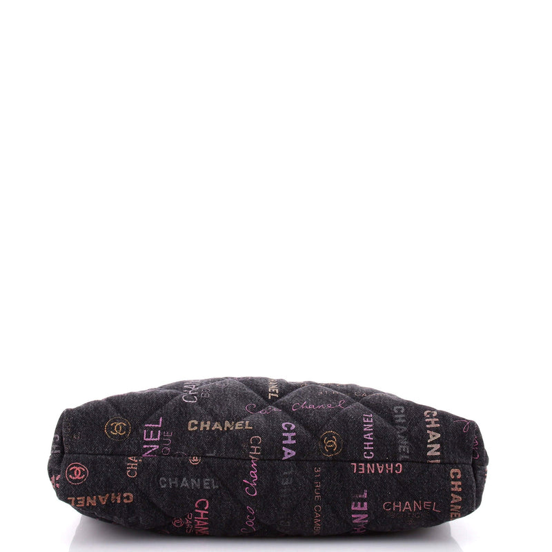 Denim Mood Shopping Tote Logo Printed