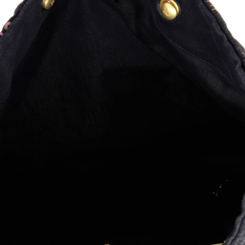 Denim Mood Shopping Tote Logo Printed