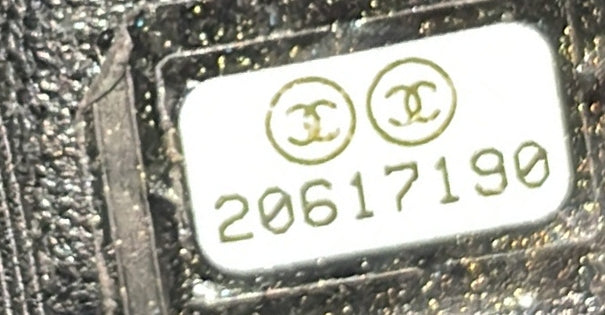 Boy Flap Bag Quilted Plexiglass Patent