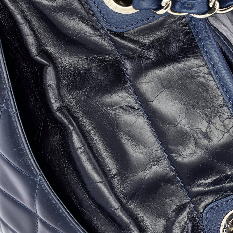 Deauville Tote Glazed Calfskin Large