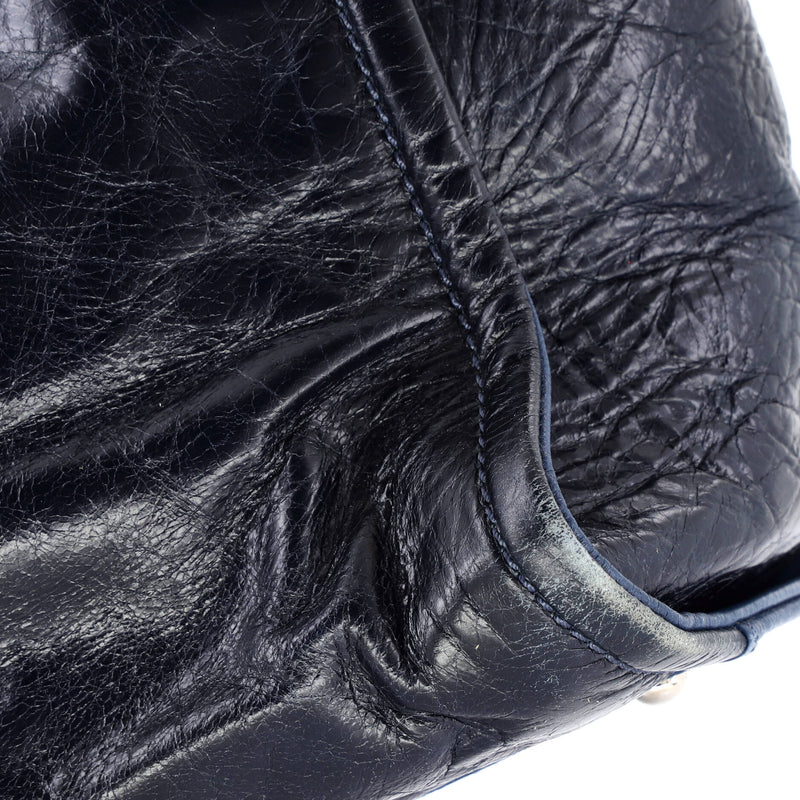 Deauville Tote Glazed Calfskin Large