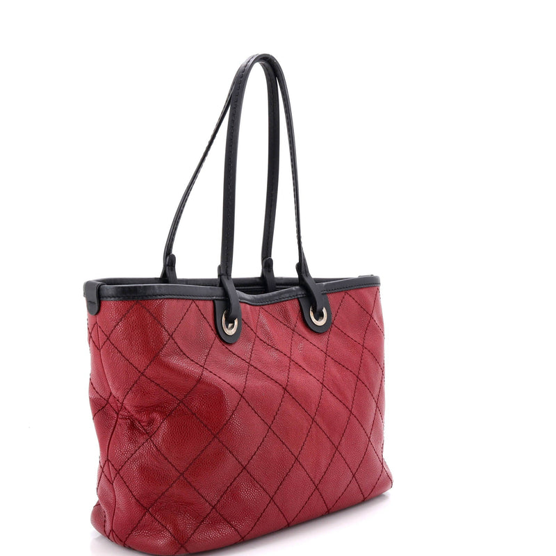 Fever Tote Quilted Caviar Medium