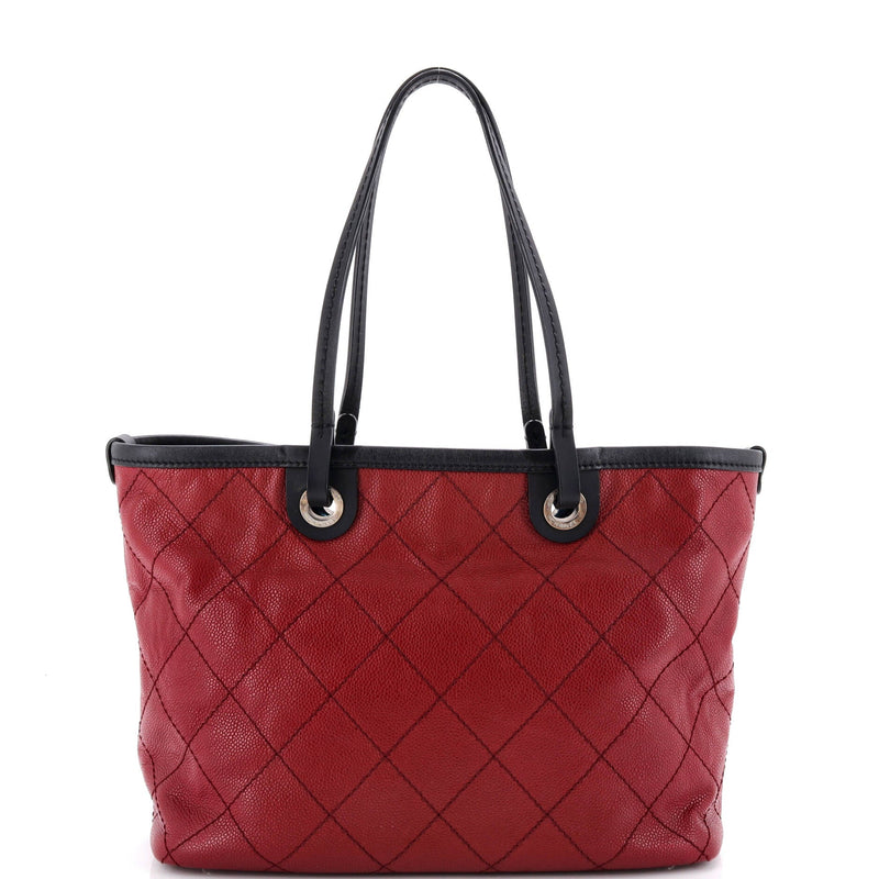 Fever Tote Quilted Caviar Medium