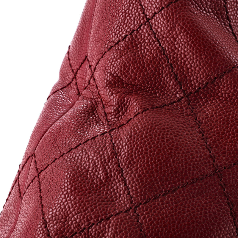 Fever Tote Quilted Caviar Medium