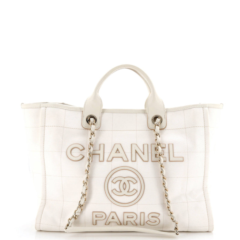 Deauville Nm Tote Square Stitched Canvas