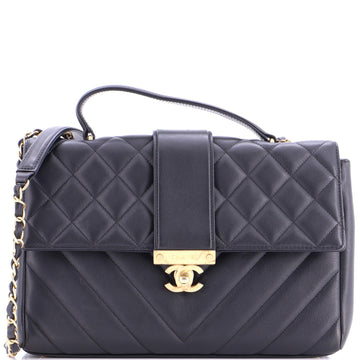 In The City Top Handle Flap Bag Mixed