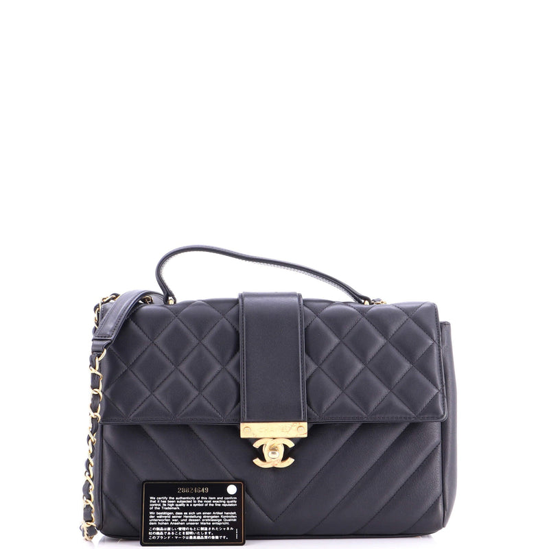 In The City Top Handle Flap Bag Mixed