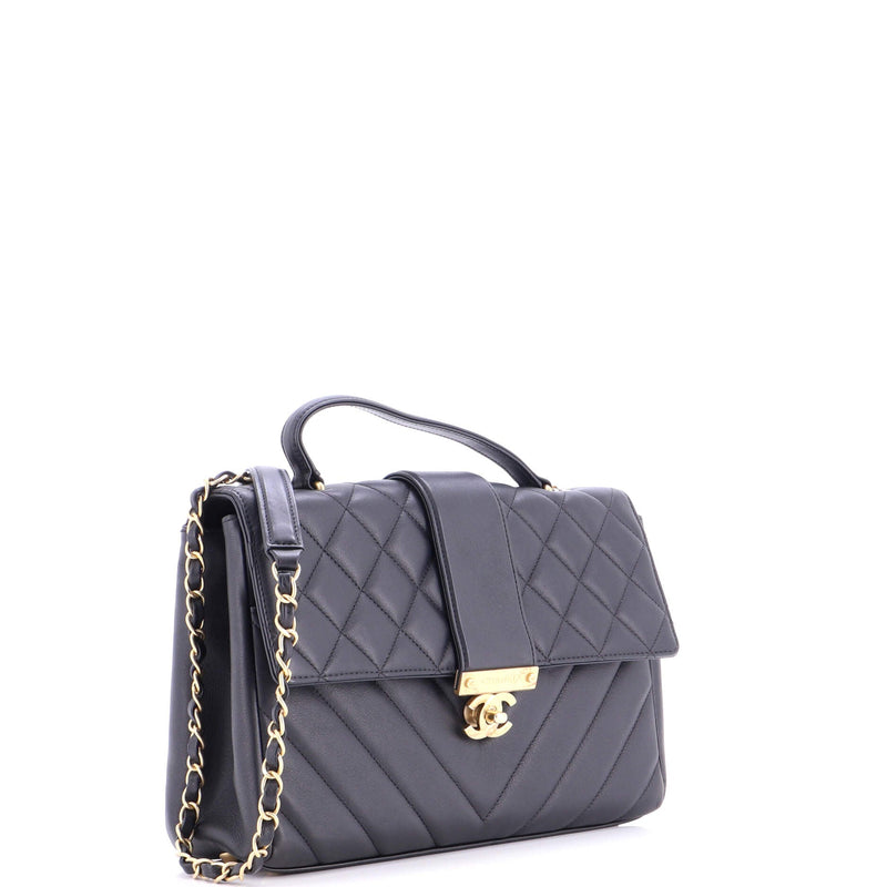 In The City Top Handle Flap Bag Mixed