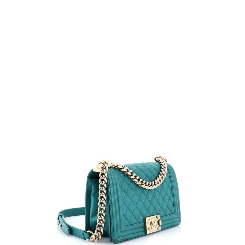 Boy Flap Bag Quilted Lambskin Old Medium