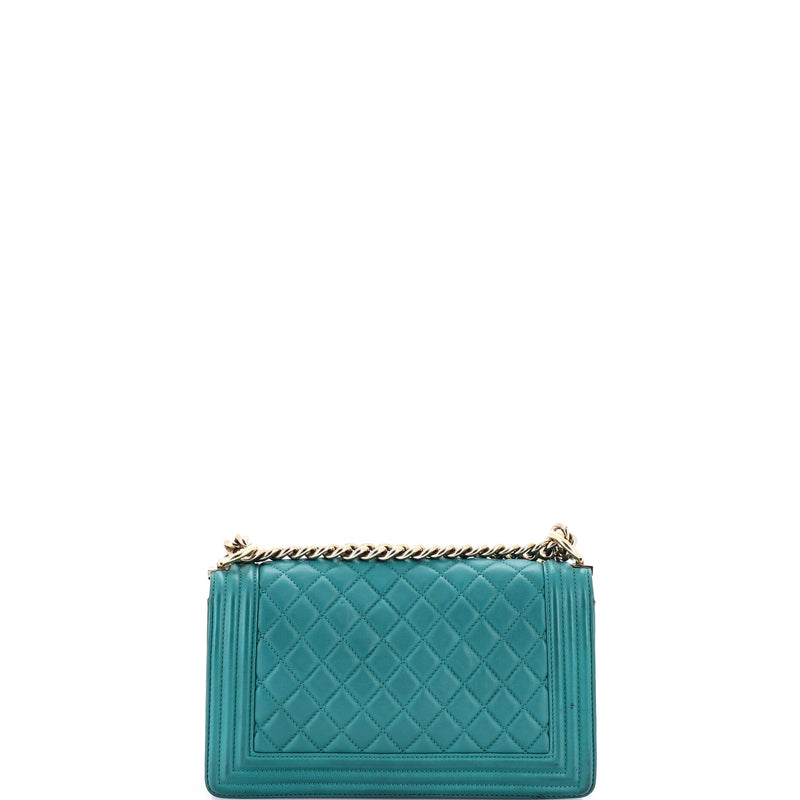 Boy Flap Bag Quilted Lambskin Old Medium